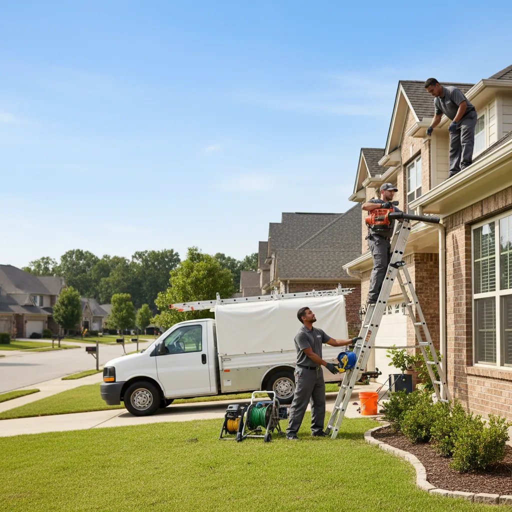 Home Gutter Service in Schulter, OK near me